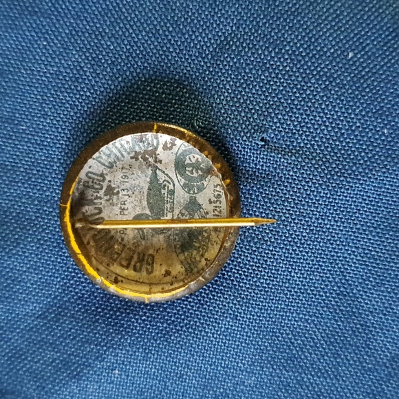 Vintage 1936 Landon Knox & Landon Campaign Pins Presidential Race Sunflower - Picture 3 of 5